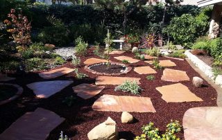 Flagstone in Landscape Garden