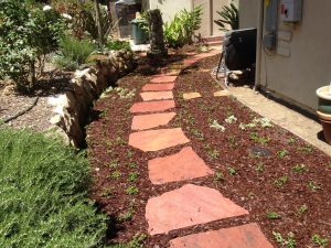 Flagstone Pathway Installation-SB Evolution Landscape