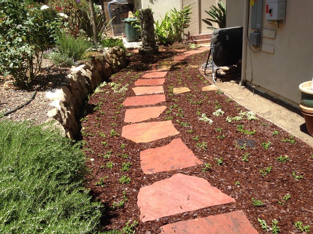 Flagstone Pathway Installation | Gardeners Santa Barbara