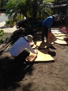 Flagstone Installation in Santa Barbara-SB Evolution Landscape