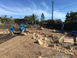 Dry River Bed landscape Designed Installation-sbevolutionlandscape