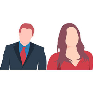 faceless couple