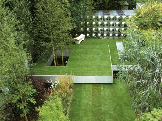 modern garden